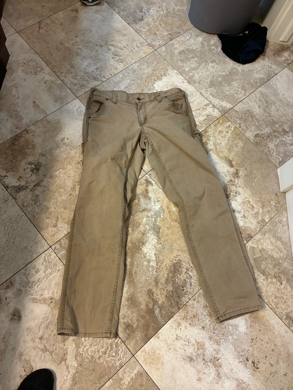 Carhartt Straight Leg Pants in Tan